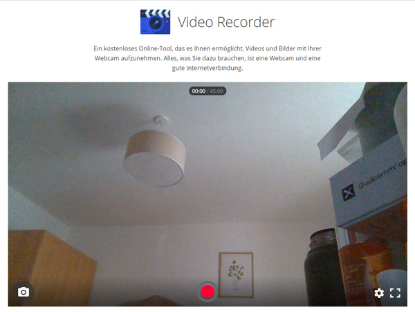 Online Webcam Recorder