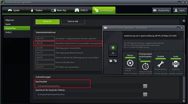 Overwatch mit ShadowPlay aufnehmen