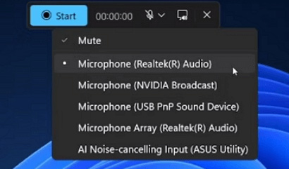 Snipping Tool Video mit Audio aufnehmen
