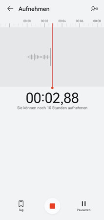Stimme auf Android aufnehmen