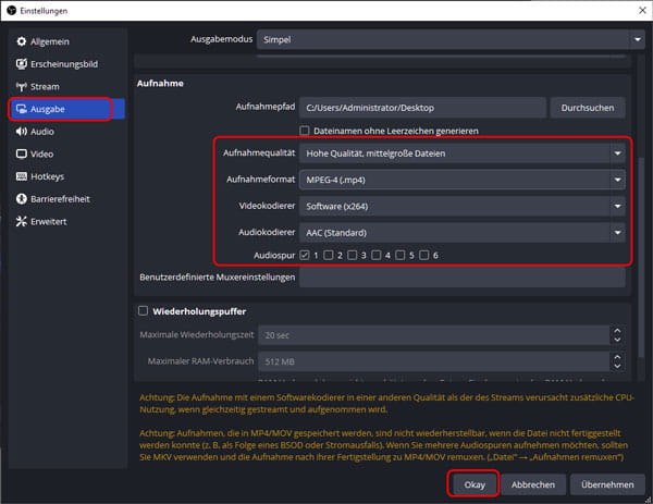 Teams-Meeting mit OBS aufzeichnen