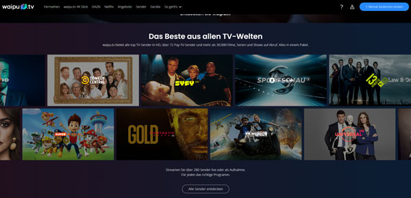 waipu.tv starten