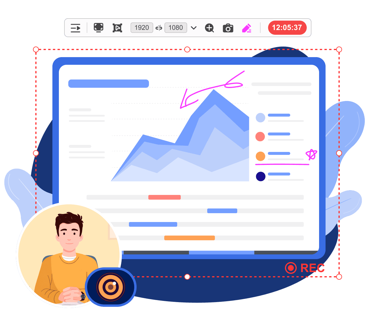 Bildschirmaufnahme mit AnyMP4 Screen Recorder