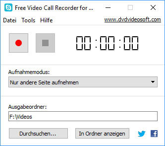 Free Video Call Recorder for Skype