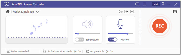 Audioquelle in der Software einstellen