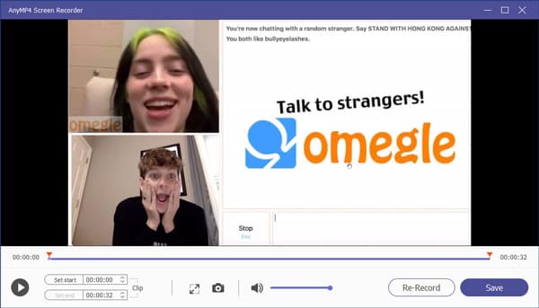 Omegle-Videoaufzeichnung speichern