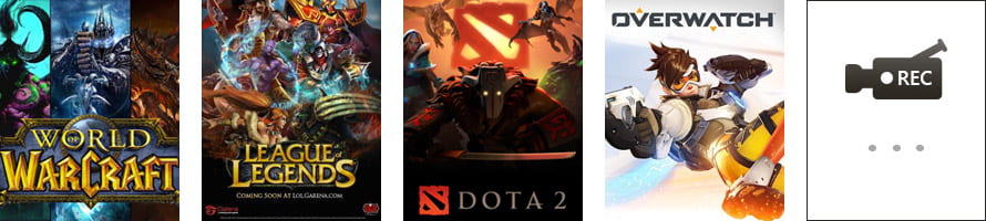 Spiele aufnehmen