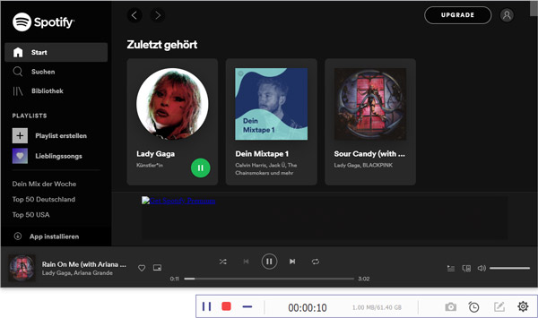 Spotify-Musik als MP3 aufnehmen
