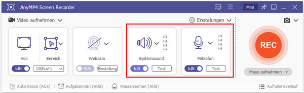 Systemsound aktivieren