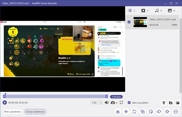 YouTube Livestream aufnehmen