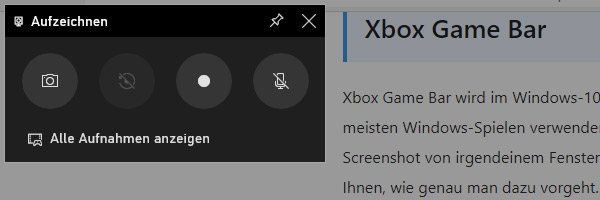 Xbox Game Bar