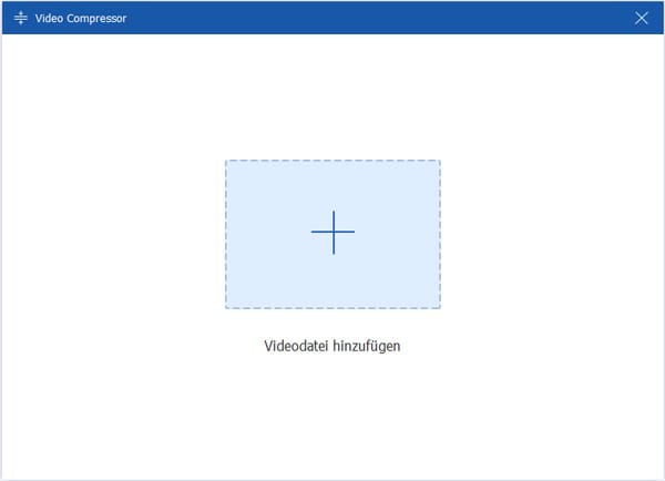 Datei zu Video Compressor hinzufügen