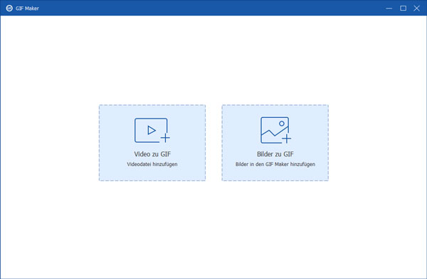 Optionen von GIF Maker