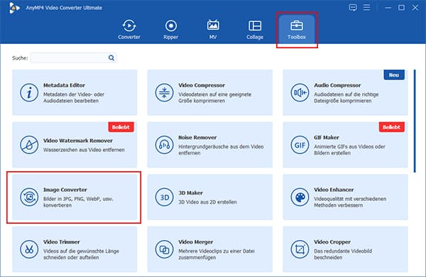 Image Converter öffnen