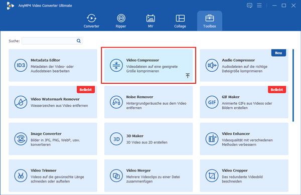 Video Compressor starten