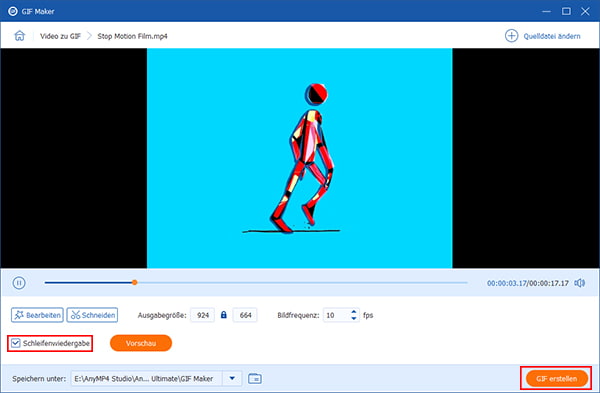 Video zu GIF erstellen