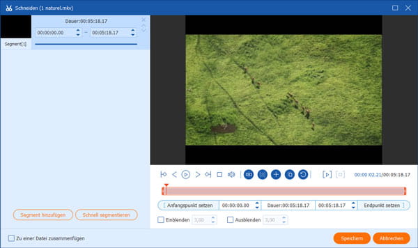 YouTube-Video schneiden