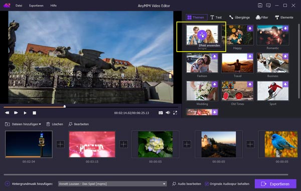 AnyMP4 Video Editor