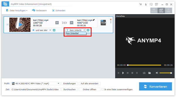 Video ohne Untertitel