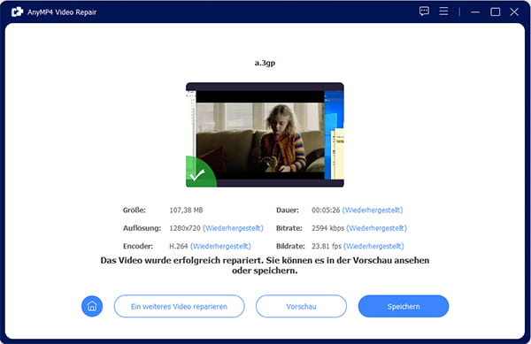 Video reparieren