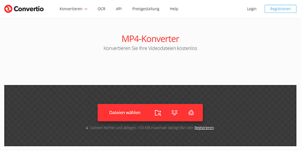 Convertio MP4 Konverter