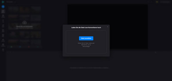 HEVC in MP4 mit Clideo umwandeln