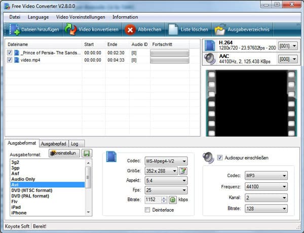 Koyote Free Video Converter