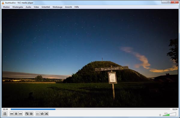 Mit VLC Media Player DivX abspielen
