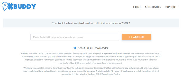 Online Bilibili Downloader