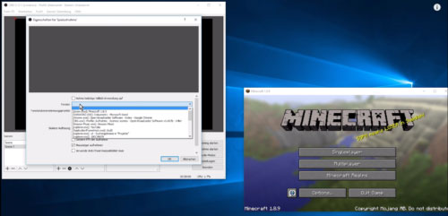 Spiele aufnehmen mit OBS