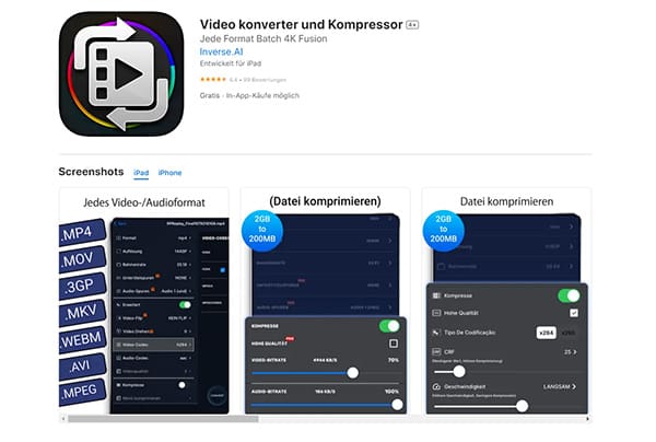 Video konverter und Kompressor