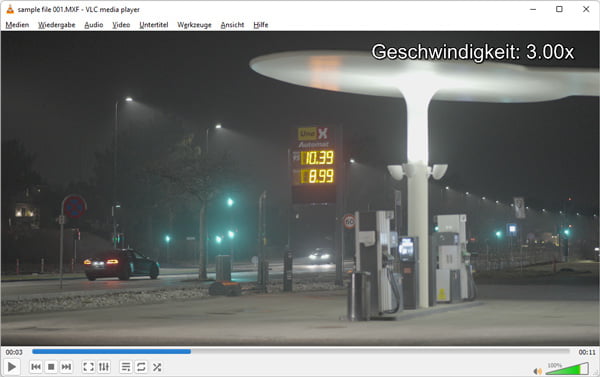 Video schneller abspielen mit VLC