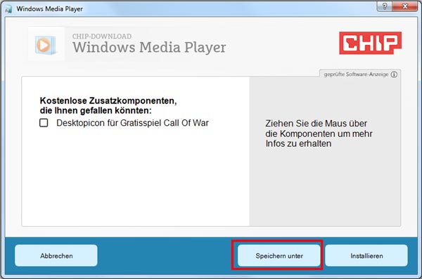 Windows Media Player installieren