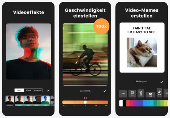 YouTube Video bearbeiten mit InShot