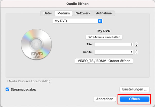 DVD auf Mac kopieren