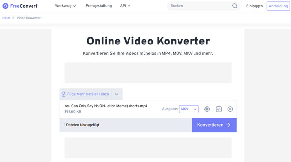FreeConvert Online Video Converter