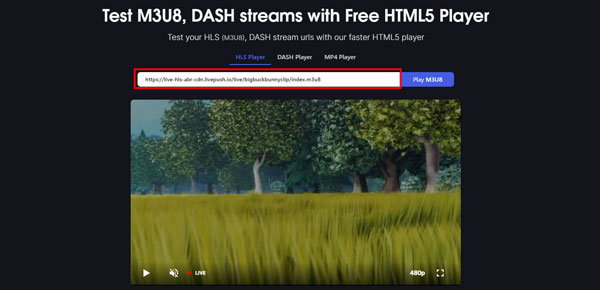 M3U8 mit Livepush abspielen