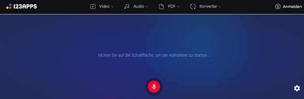 Stimme online aufnehmen