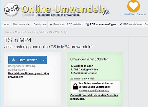 Online-Umwandeln